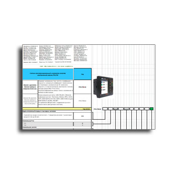Questionnaire for counters analyzers PRO-EMx35 on site SATEC